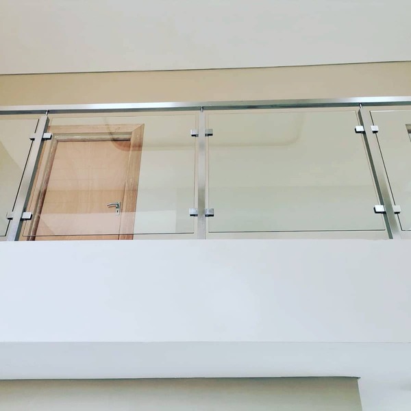 Balcony glass and stainless Steel