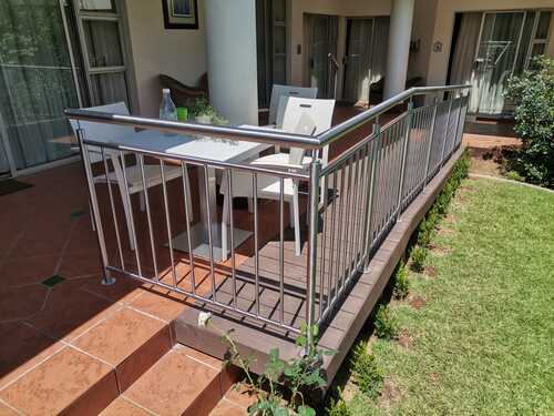 Apartment complex ballustrades
